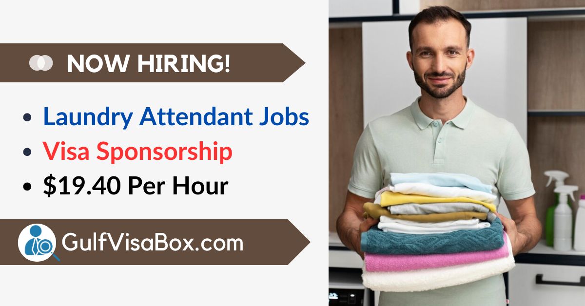 Laundry Attendant Jobs with Visa Sponsorship in the USA